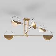 Люстра Eurosvet Graz1a 70148/6 золото цвет плафона/подвески Золото, цвет арматуры Золото-1