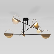 Люстра Eurosvet Grazia 70148/6 черный/золото цвет черный-1