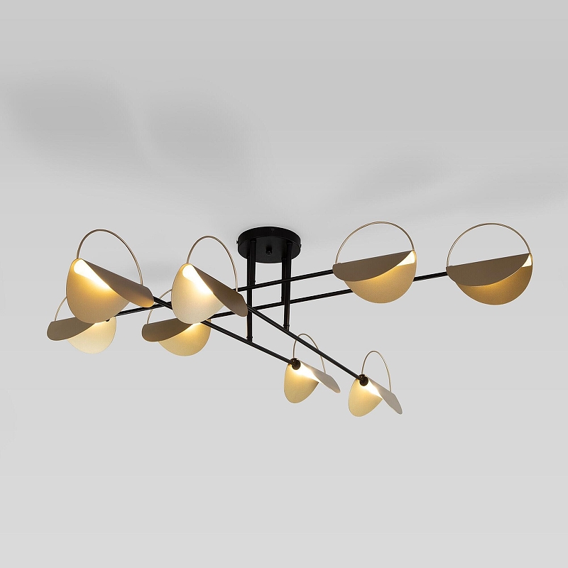 Люстра Eurosvet Grazia 70148/8 черный/золото 