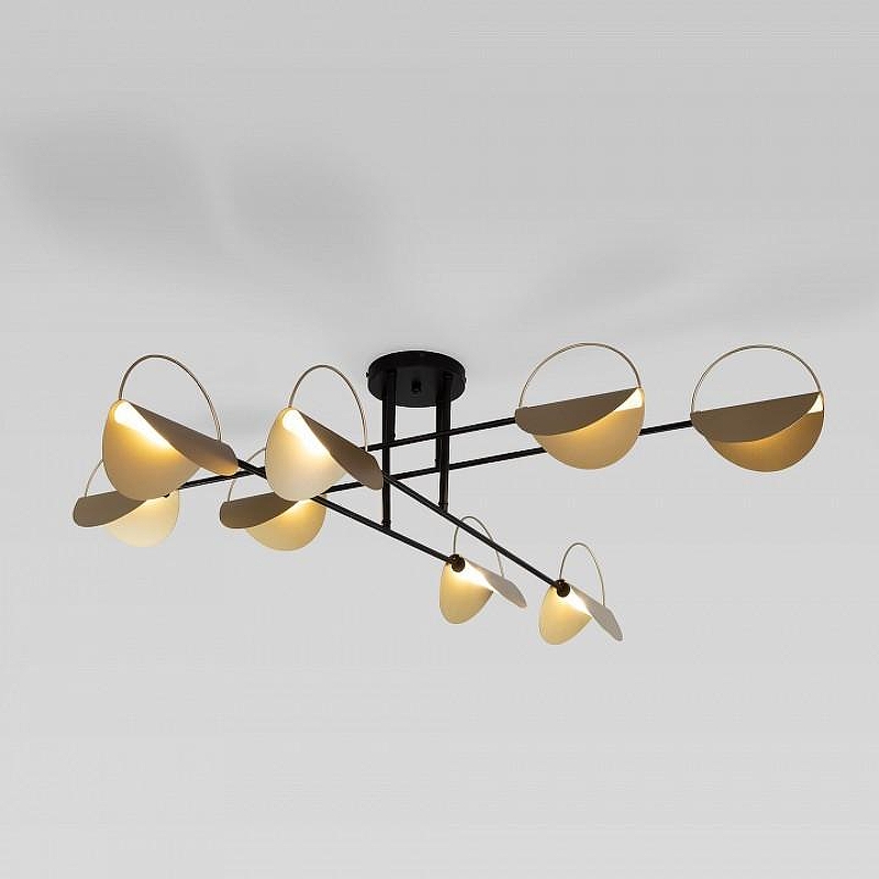 Люстра Eurosvet Graz1a 70148/8 черный/золото 