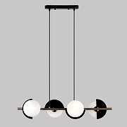 Люстра Eurosvet Moity 70149/4 черный/латунь цвет латунь, черный-1