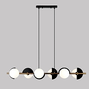 Люстра Eurosvet Moity 70149/6 черный/латунь цвет латунь, черный-1