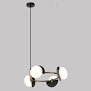 Люстра Eurosvet Moity 70150/4 черный/латунь цвет латунь, черный-1