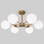 Люстра на штанге Eurosvet Frost 70154/6 латунь цвет латунь