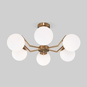 Люстра на штанге Eurosvet Frost 70154/6 латунь цвет латунь-1