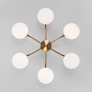 Люстра на штанге Eurosvet Frost 70154/6 латунь цвет латунь-2