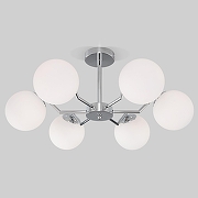 Люстра на штанге Eurosvet Frost 70154/6 хром цвет хром