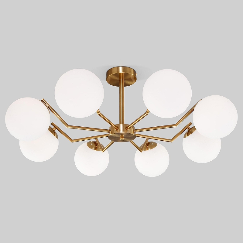 Люстра на штанге Eurosvet Frost 70154/8 латунь 