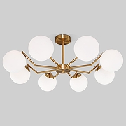 Люстра на штанге Eurosvet Frost 70154/8 латунь цвет латунь