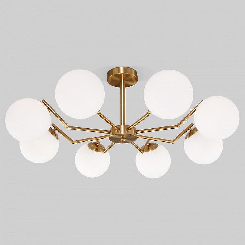 Люстра на штанге Eurosvet Frost 70154/8 латунь 