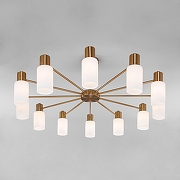 Люстра на штанге Eurosvet Vegga 70160/12 латунь цвет латунь-1