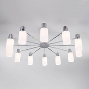 Люстра на штанге Eurosvet Vegga 70160/12 хром цвет хром-1