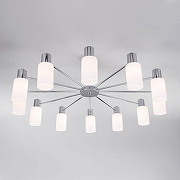 Люстра на штанге Eurosvet Vegga 70160/12 хром цвет хром-1