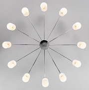 Люстра на штанге Eurosvet Vegga 70160/12 хром цвет хром-2