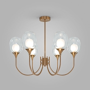 Люстра на штанге Eurosvet Spritz 70217/6 латунь цвет латунь