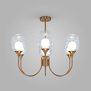 Люстра на штанге Eurosvet Spritz 70217/6 латунь цвет латунь-1