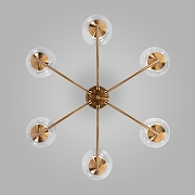 Люстра на штанге Eurosvet Spritz 70217/6 латунь цвет латунь-2