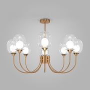 Люстра на штанге Eurosvet Spritz 70217/8 латунь цвет латунь