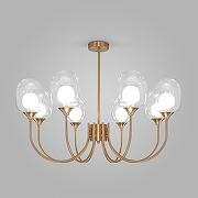 Люстра на штанге Eurosvet Spritz 70217/8 латунь цвет латунь-1