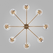 Люстра на штанге Eurosvet Spritz 70217/8 латунь цвет латунь-2