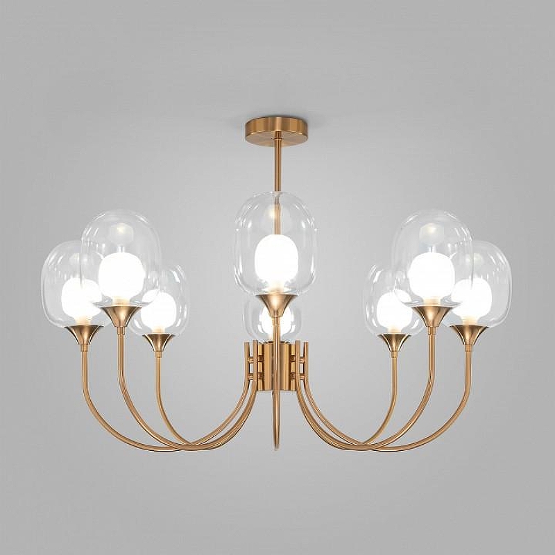 Люстра на штанге Eurosvet Spr1tz 70217/8 латунь 