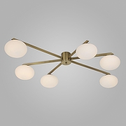 Люстра Eurosvet Opaline 70220/6 латунь цвет латунь