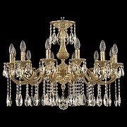 Люстра Bohemia Ivele Crystal 7201 72101/12/250 A FP цвет плафона/подвески Прозрачный, цвет арматуры Бронза