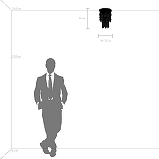 Люстра Lightstar L1mp1o 722063 цвет плафона/подвески Прозрачный, цвет арматуры Бронза-1