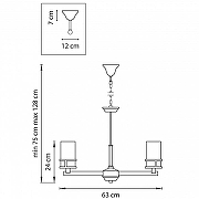 Люстра Lightstar Cero 731067 цвет золото, черный-4