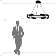 Люстра Lightstar Rotonda 736333 цвет плафона/подвески Золото, цвет арматуры Золото-2