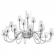 Люстра Lightstar D1afano 758214 цвет плафона/подвески Прозрачный, цвет арматуры Хром