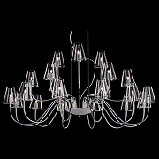 Люстра Lightstar D1afano 758214 цвет плафона/подвески Прозрачный, цвет арматуры Хром-1