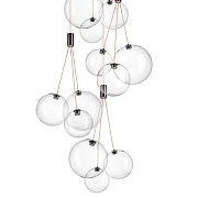 Люстра Lightstar Sferetta 801180 цвет плафона/подвески Прозрачный, цвет арматуры Красный-5