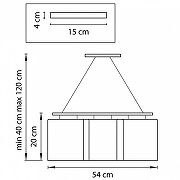 Люстра Lightstar Nub1 802133 цвет плафона/подвески Белый, цвет арматуры Бежевый-2