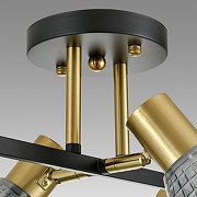 Люстра на штанге Lumion Anriya 8044/6C цвет латунь, черный-6