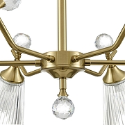 Люстра на штанге Lumion Aurica 8046/6C цвет латунь-6