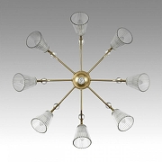 Люстра на штанге Lumion Aurica 8046/8C цвет латунь-2