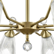 Люстра на штанге Lumion Aurica 8046/8C цвет латунь-6