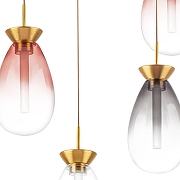 Люстра Lightstar Colore 805169 цвет плафона/подвески Прозрачный, цвет арматуры Золото, Красный-5