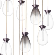 Люстра Lightstar Colore 805289 цвет плафона/подвески Прозрачный, цвет арматуры Красный-5
