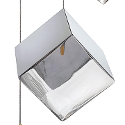 Люстра Lightstar Qub1ca 805569 цвет плафона/подвески Золото, Прозрачный, Серый, цвет арматуры Серебро-6