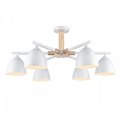 Люстра на штанге Lumion Colange 8095/6C цвет плафона/подвески Белый, цвет арматуры Белый-1