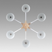 Люстра на штанге Lumion Colange 8095/6C цвет плафона/подвески Белый, цвет арматуры Белый-3