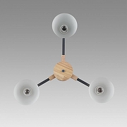 Люстра на штанге Lumion Colange 8096/3C цвет плафона/подвески Серый, цвет арматуры Серый-3