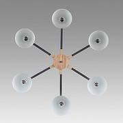 Люстра на штанге Lumion Colange 8096/6C цвет плафона/подвески Серый, цвет арматуры Серый-3