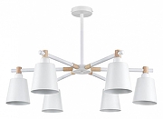 Люстра на штанге Lumion Rosalina 8097/6C цвет плафона/подвески Белый, цвет арматуры Белый