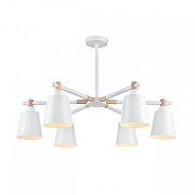 Люстра на штанге Lumion Rosalina 8097/6C цвет плафона/подвески Белый, цвет арматуры Белый-1