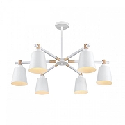 Люстра на штанге Lumion Rosalina 8097/6C цвет плафона/подвески Белый, цвет арматуры Белый-2