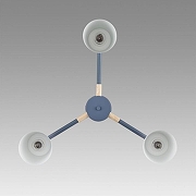 Люстра на штанге Lumion Rosalina 8098/3C цвет плафона/подвески Синий, цвет арматуры Синий-3