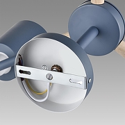 Люстра на штанге Lumion Rosalina 8098/3C цвет плафона/подвески Синий, цвет арматуры Синий-4